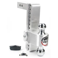 Weigh Safe CTB10-2 180° Hitch Aluminum | 10″ Drop for 2″ Receiver Hitch