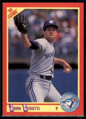 1990 Score John Cerutti #429 Toronto Blue Jays