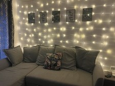 L Shape Corner Sofa Bed with Storage Charcoal and Cushions for Living Room