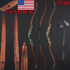 62"ILF Archery Recurve Bow 25-60lb 19"Riser / Laminated Limbs for Hunting Target