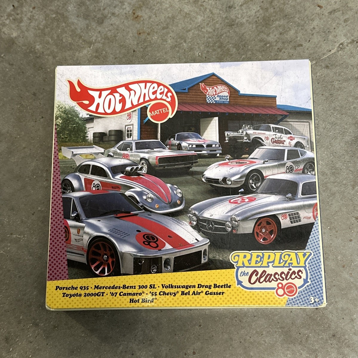 Hot Wheels Replay The Classics 80th Anniversary 7-car Set - Brand