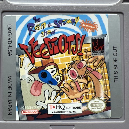 The Ren & Stimpy Show Veediots Nintendo Game Boy Tested and Works - Picture 5 of 7