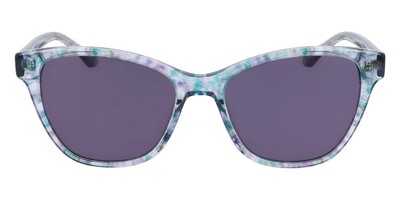 Draper James DJ7042 Sunglasses Women Teal Floral Cat Eye 55mm New 100% Authentic