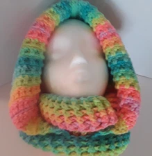 Balaclava Bright Colored Head/Face/Neck Covering Adult/Unisex Crocheted Handmade