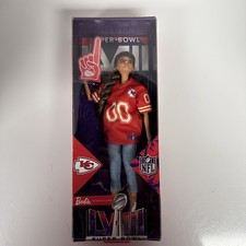 Barbie NFL Super Bowl LVIII Champion Doll Kansas City Chiefs 
