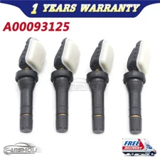 4 Tire Pressure Sensor TPMS A00093125 For Beijing RUBIK BAIC BJEV EU5 EU7 433MHz