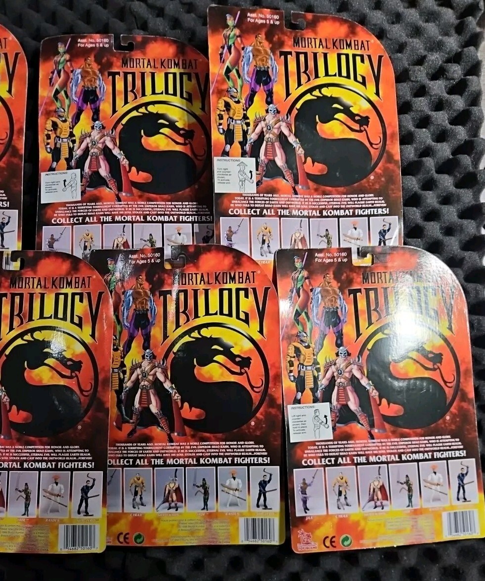 Toy Island Mortal Kombat Trilogy 5in Figures 1996 Set Sealed