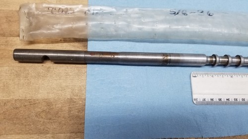 ITW 5/8"-36 Serrated Broach Splined hole 24513 PL.607 128-3-2-1 24" OAL Aircraft - Picture 17 of 21
