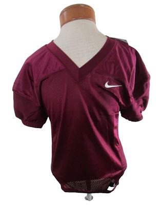 NWT Nike Youth Kids Stock Vapor Football Jersey XL Dark Maroon MSRP$50