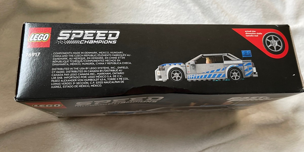 Lego 76917 2 Fast 2 Furious Nissan Skyline GT-R (R34) Paul Walker