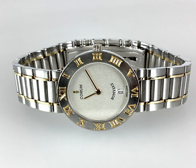 Corum Romulus  ROMVLVS  Swiss Made Damen Quartz Stahl/Gold 26,5mm