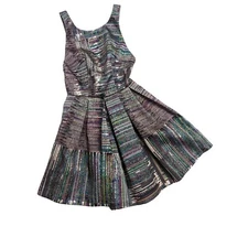 H&M Sleeveless Open Back Thick Fabric Romper Size 4