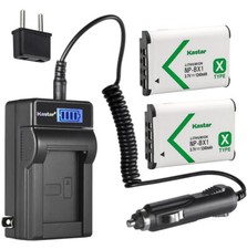 Kastar NP-BX1 Battery Charger for Sony DSC-RX100 VII DSC-WX500 HDR-CX440 AS50R