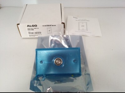 ALGO 1203 LED BACKLIT CALL SWITCH, SINGLE GANG STAINLESS STEEL FACEPLATE, NIB