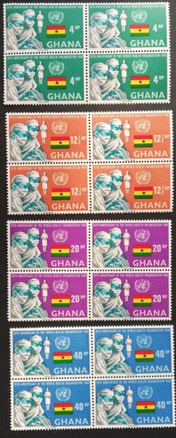 Ghana 1968 20th. Anniv W H O M N H
