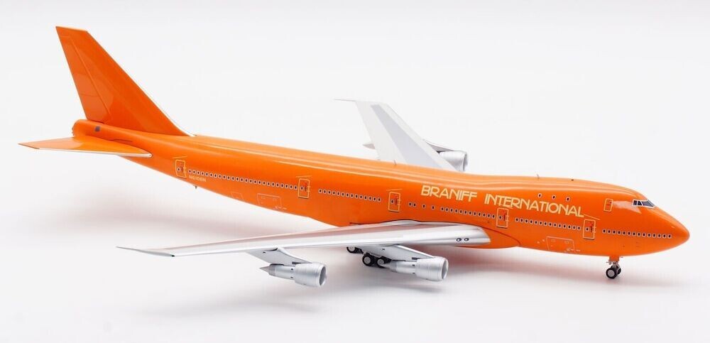 レア物！NORTHWEST AIRBOEING747-100模型 (1/100) Boeing 747-100 Northwest Orient Desk Wood Airplane New Model