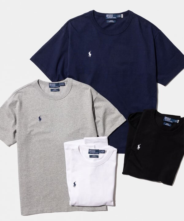 ASK availability First)BEAMS POLO RALPH LAUREN Heavy weight Tee