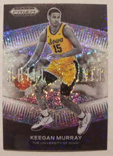 2022 Panini Prizm Draft Picks #BR-KM Keegan Murray Brilliance White Sparkle