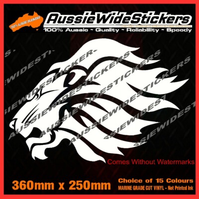 HUGE LION Decal Sticker For Holden Commodore Hsv Ss Sv6 VE VF Hq V8 ...
