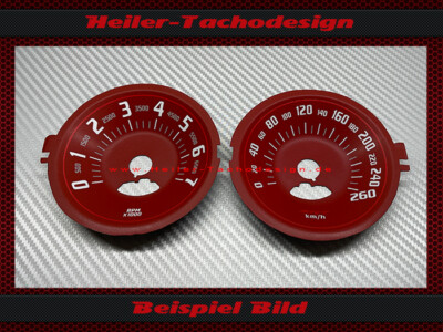 Tachoscheiben für Dodge Challenger SRT Hellcat 2019 260 Kmh