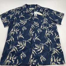 High Surf Hawaiian Shirt Mens 2XL (Slim) Cotton Blue Aloha Vacation New With Tag
