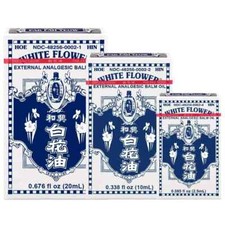 White Flower External Analgesic Balm Oil Combo  20ml 10ml 2.5ml Muscle Joints ...