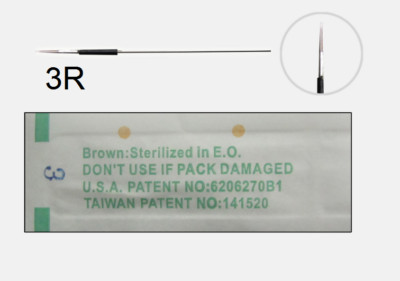 3R Permanent Make-up Tattoo Needles Nadeln Makeup Microblading 10x 3RL