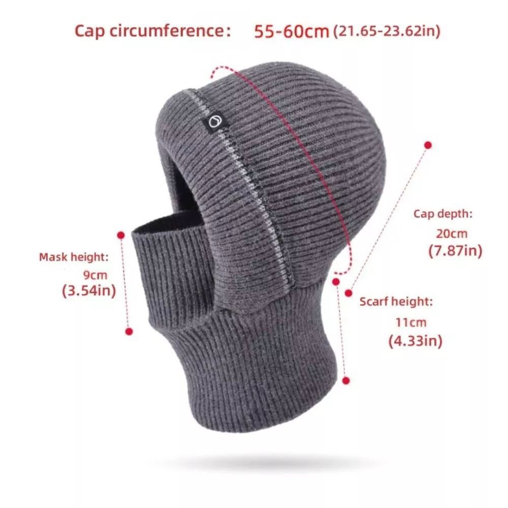 APL Berretto in maglia per mantenere caldo cappello ispessito sciarpa set moda maglione cappelli inverno