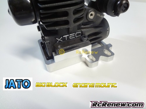 RCR MODS Traxxas Jato aluminum Big Block engine mount .21 .28 .32 LRP or any - Picture 2 of 4