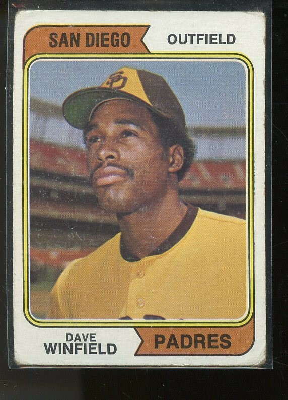 1974 TOPPS #456 DAVE WINFIELD PADRES ROOKIE GOOD E013656