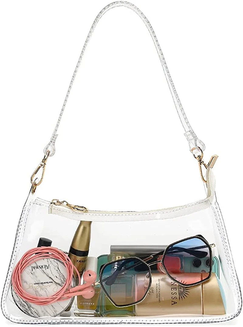 Clear Purse Stadium Approved Small Clear Crossbody Bag Clear