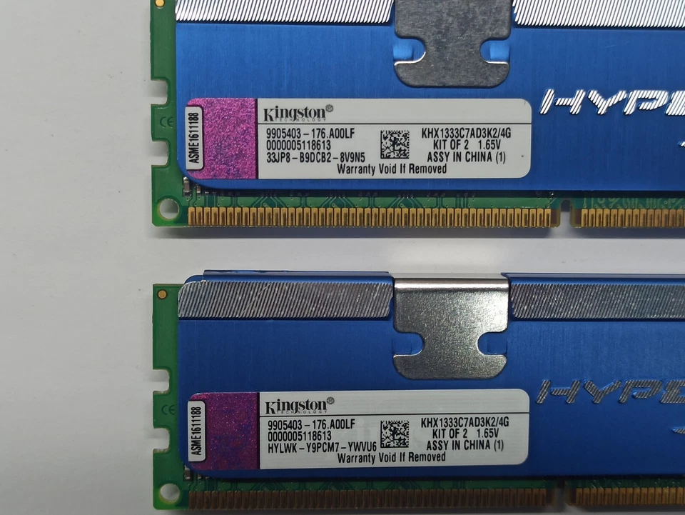 KHX1333C7AD3K2/4G Kingston HyperX Genesis 4GB Kit (2 X 2GB) 1333MHz DDR3 CL7 - Imagen 2 de 3