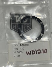 Tag Heuer Aluminum Ring Bezel Insert Black/Grey Original For 1500 HL6003