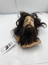 PIVOT POINT Cosmetology Training Male Slip-On Mask Real Hair With Beard SM