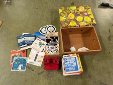 VTG 1960s Gaf Viewmaster Giant Lot 30 Reels Disney Geopgraphy Lone Ranger
