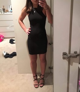 T By Alexander Wang Black Scuba Dress Ebay