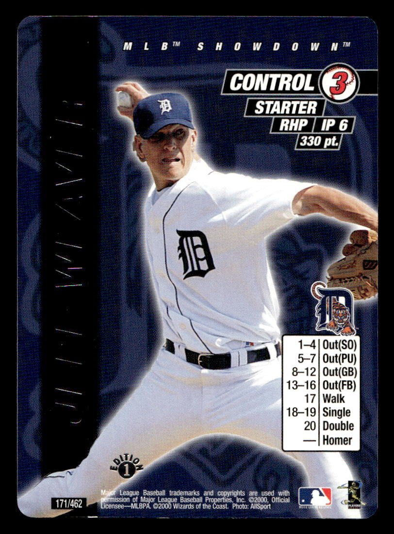 2000 MLB Showdown 1st Edition #171 Jeff Weaver | eBay