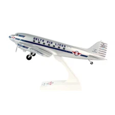 Skymarks SKR676 Delta Airlines Douglas DC-3 Desk Top Display 1/80 Model Airplane