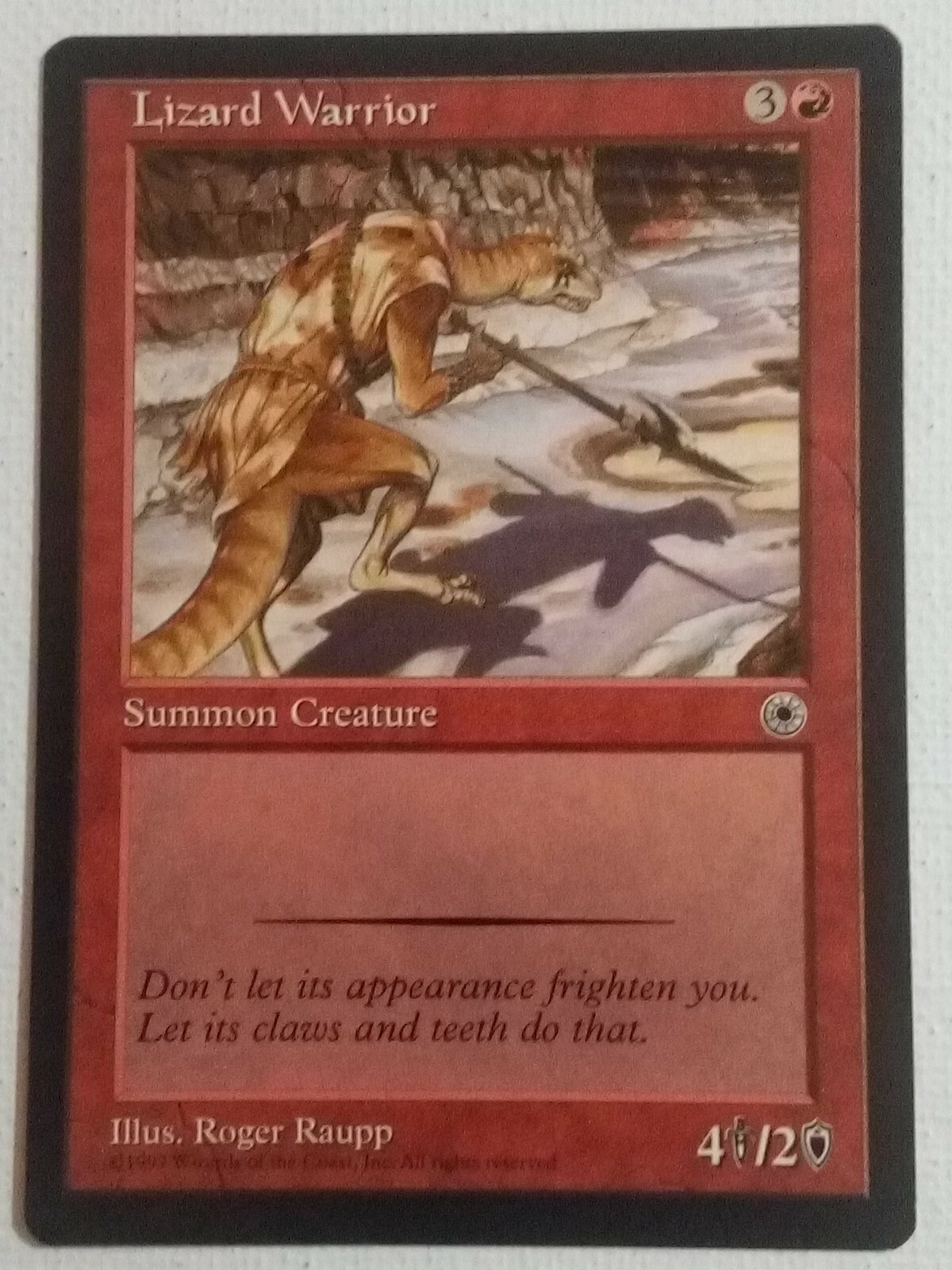 MTG 1997 Lizard Warrior Portal Regular Common