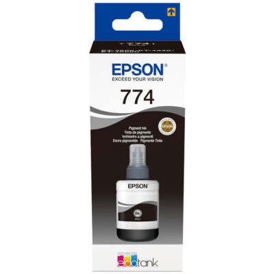 Epson C13T774140 T7741 Tintenflasche schwarz, 6.000 Seiten 140ml für Epson L