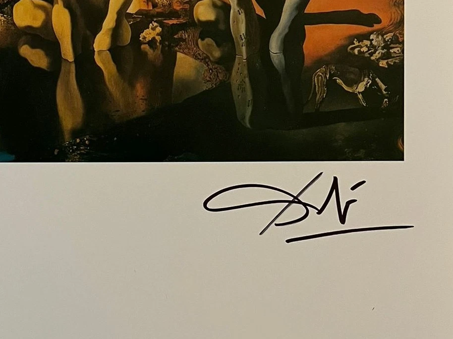 Salvador Dalí, Litografía Original Firmada a Mano con Certificado de Autenticidad y Valoración de $3,500 Foto 3 de 4