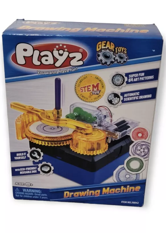 Playz Electric Drawing Kit for Kids - Motorized DIY Doodle Board •BRAND  NEW!!