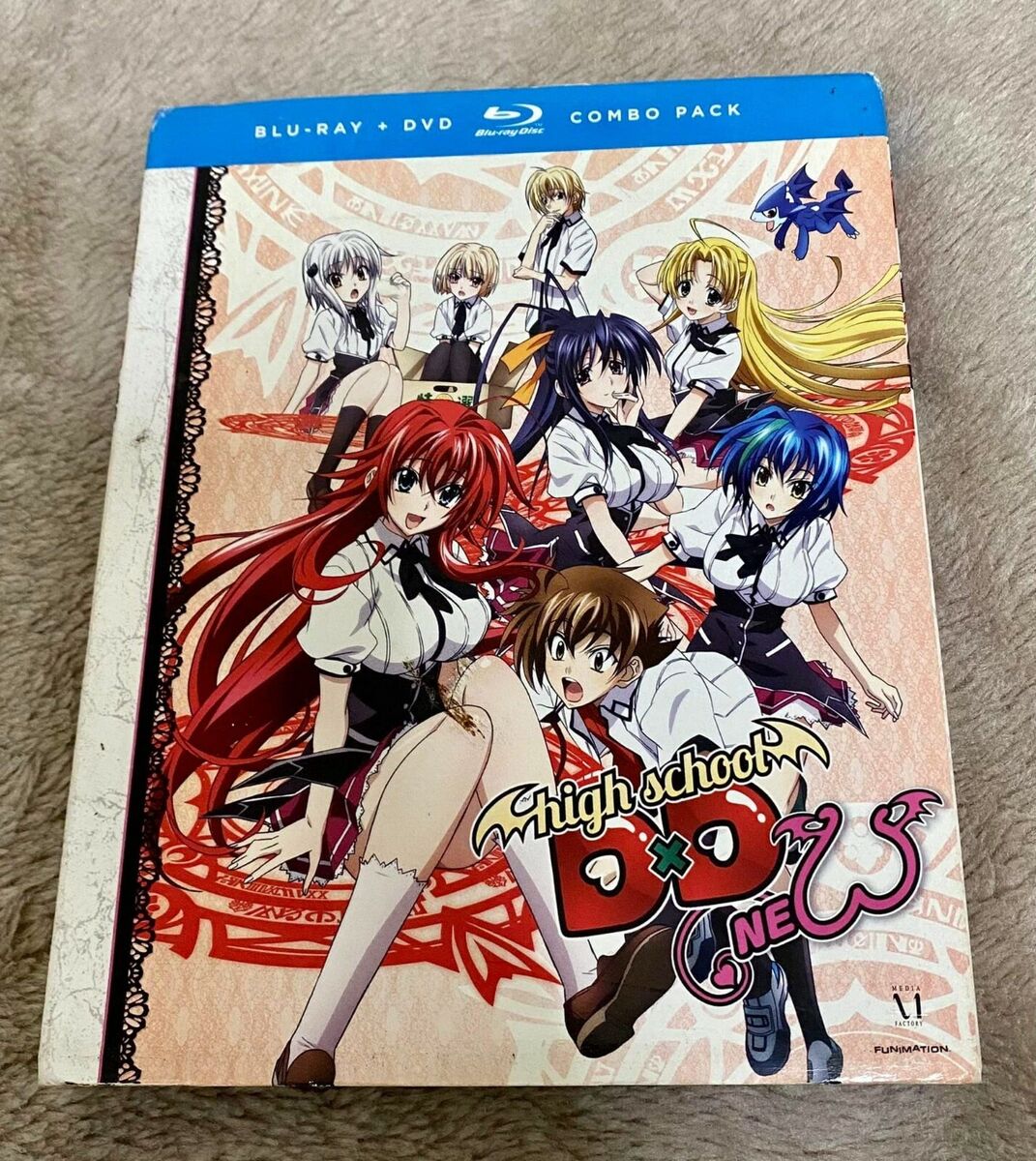 High School DxD New: Anime Blu Ray DVD Combo 5-Disc Set Region B