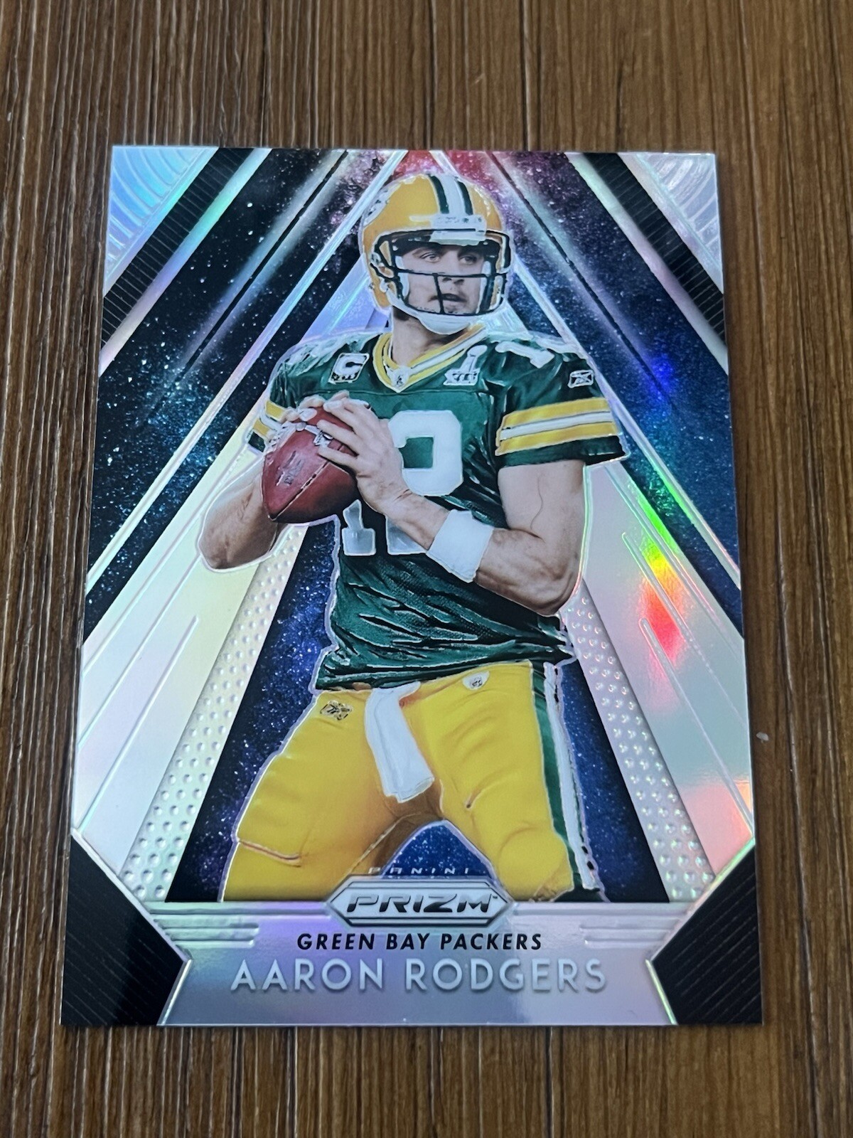 2018 Panini Prizm APEX Silver Aaron Rodgers Green Bay Packers Jets Case Hit A-6