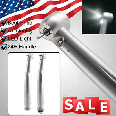  E-generator Dental LED Fiber Optic High Speed Handpiece 2/4hole Drill