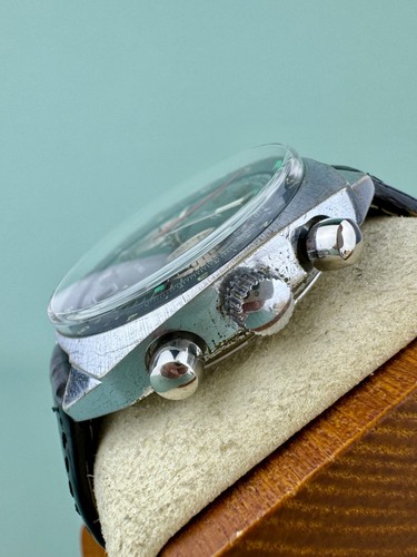 Soviet men's mechanical wristwatch Chronograph POLJOT 3133 Shturmanskie original - Picture 5 of 11