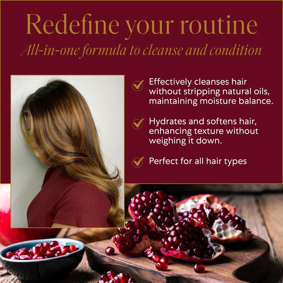 Wen Pomegranate Cleansing Conditioner 16 Ounce Nourishing For All Hair Types - Image 2 of 4