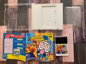 NEC PC Engine Bomberman 93 94 Lot 3 HE System HuCard Japan w/Box Instructions