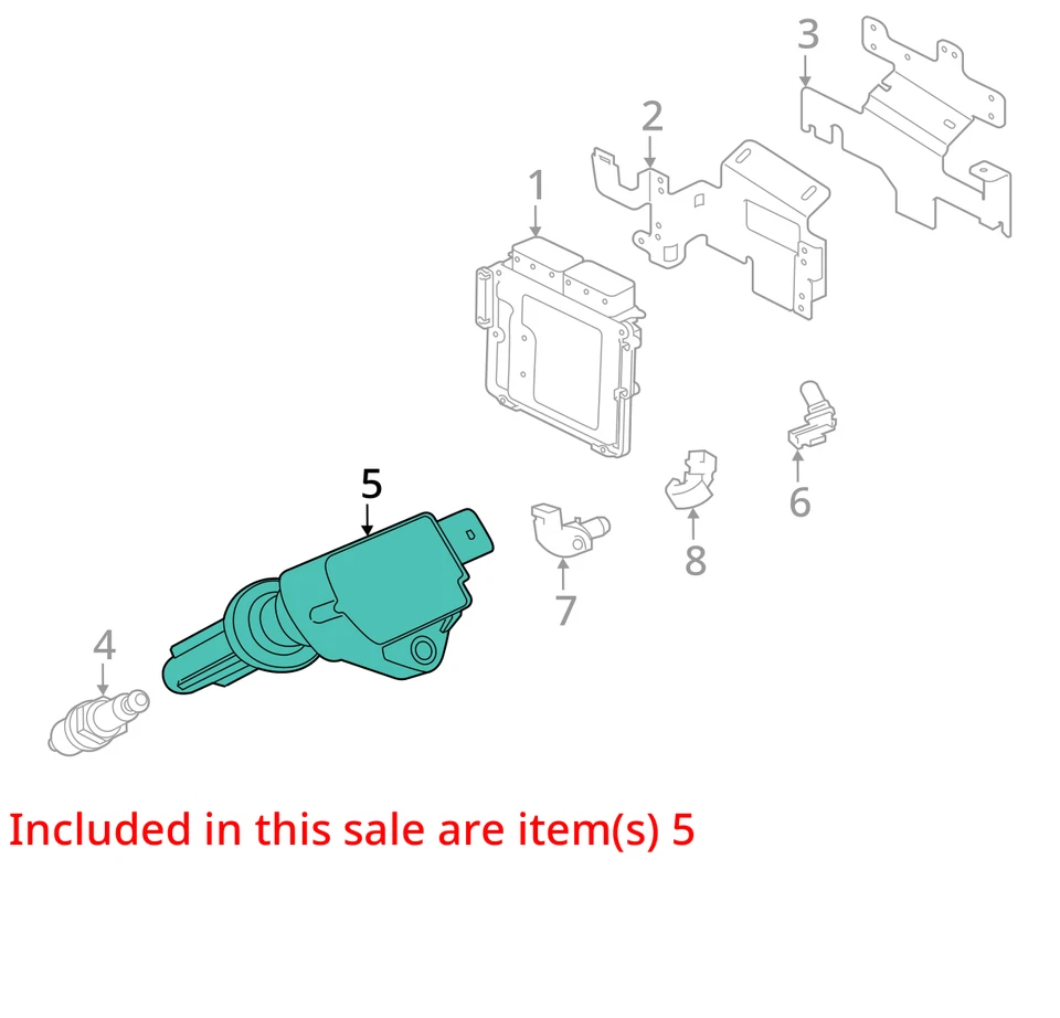 2010-2019 Jaguar Xf Ignition Coil Igniter Pack COYQE - Image 3 of 4