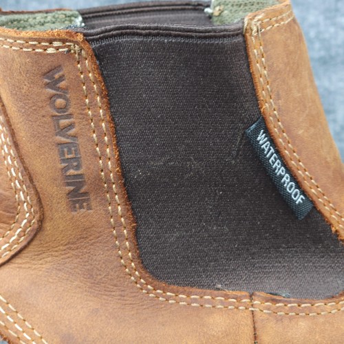 Wolverine Yak Stiefel Herren Größe 9 Braun Camouflage Wasserdicht Slipper Chelsea Realtree - Bild 12 von 18